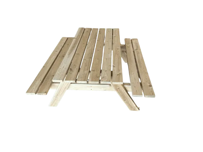 Simplici-T  Natural Cedar Picnic table for kids