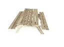 Simplici-T  Natural Cedar Picnic table for kids