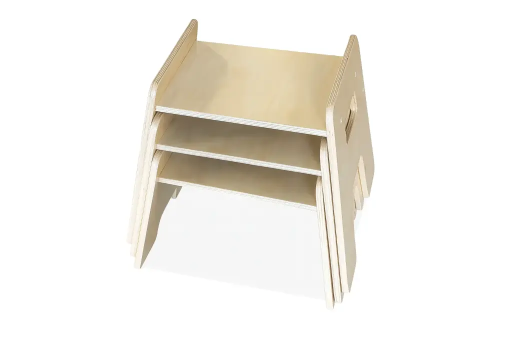 Stackable bench stool