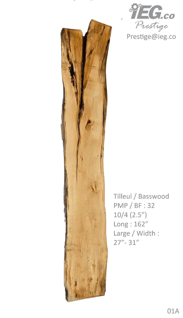 Slab Live Edge type wood PRES-01