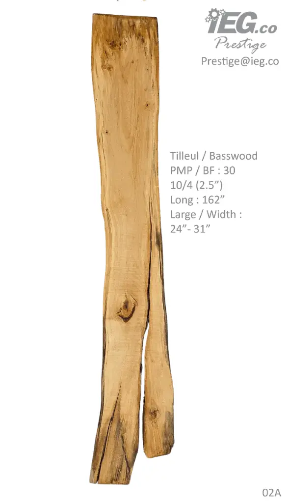 Slab Live Edge type wood PRES-02