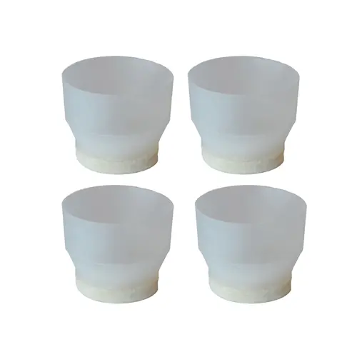 Paquet de patins Flexi-Felt thermorétractables pour pieds pivotants inclinés à angle élevé