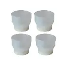 Paquet de patins Flexi-Felt thermorétractables pour pieds pivotants inclinés à angle élevé