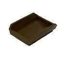 D6510 - Coupelles Slide-Stop avec patins en feutre foncé (paquet de 4)