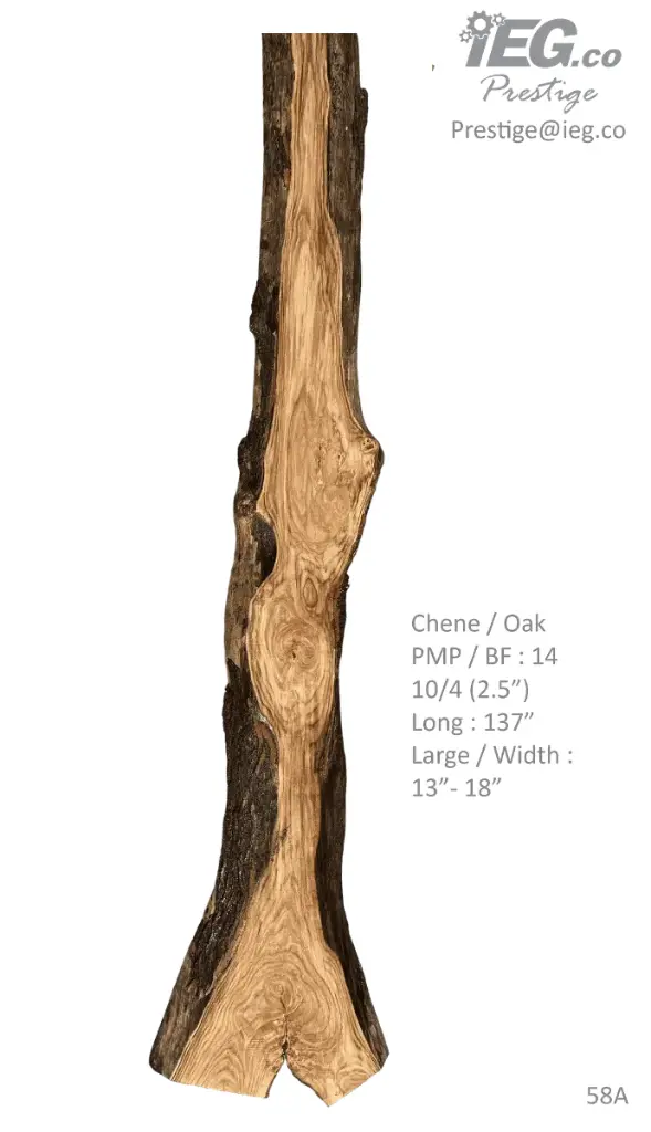 Slab Live Edge type wood PRES-58