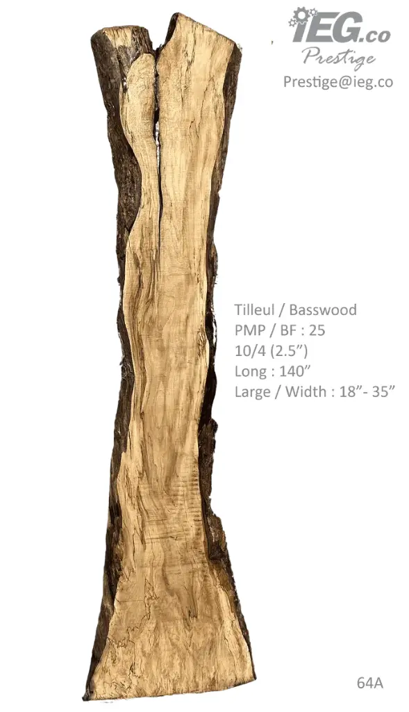 Slab Live Edge type wood PRES-64