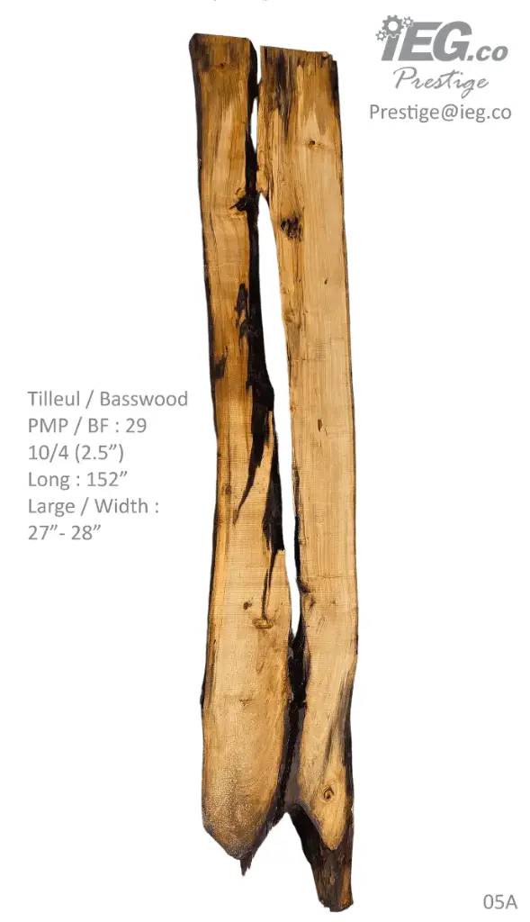 [PRES-05] Slab Live Edge type wood PRES-05