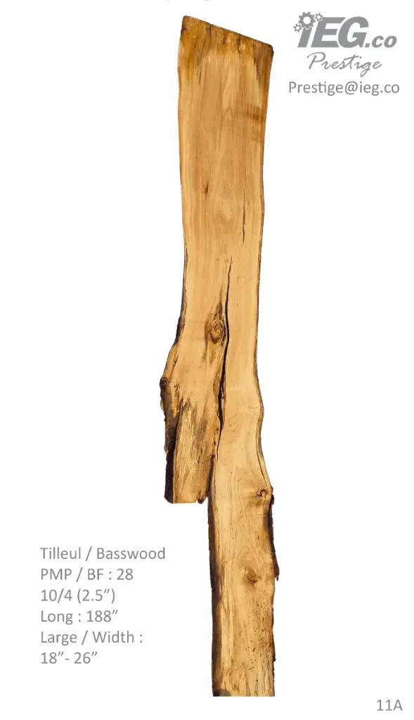[PRES-11] Slab Live Edge type wood PRES-11