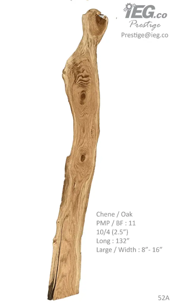 [PRES-52] Slab Live Edge type wood PRES-52