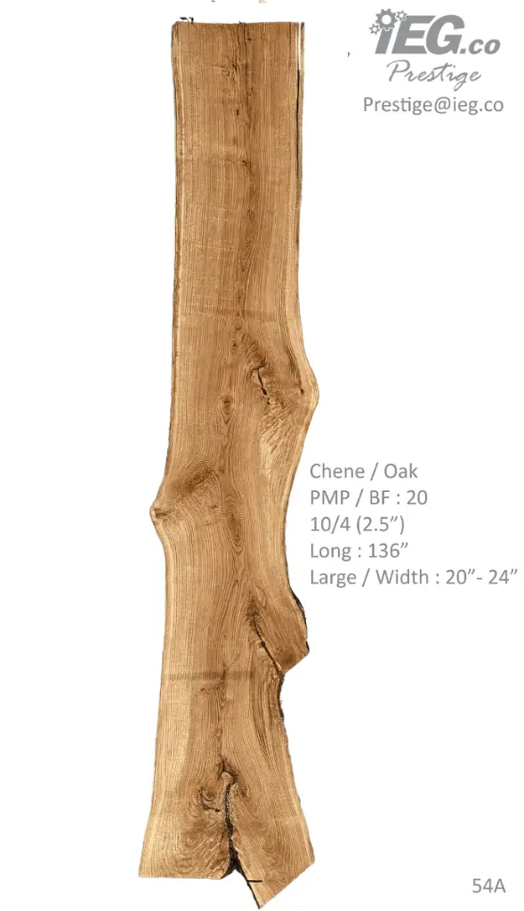 [PRES-54] Slab Live Edge type wood PRES-54