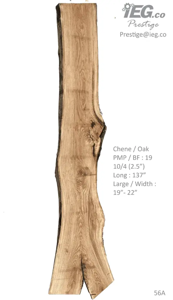 [PRES-56] Slab Live Edge type wood PRES-56