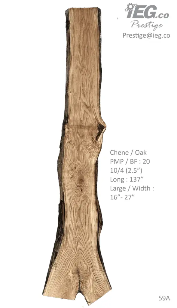 [PRES-59] Slab Live Edge type wood PRES-59