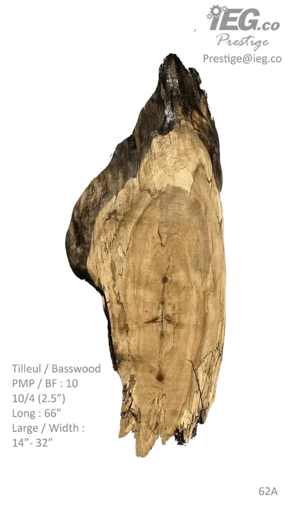 [PRES-62] Slab Live Edge type wood PRES-62