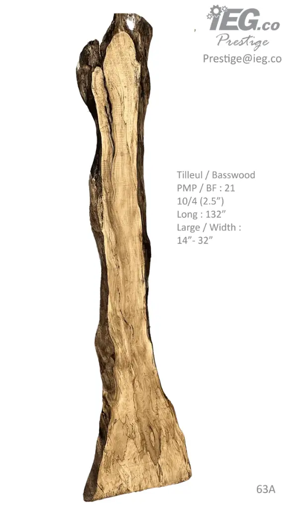 [PRES-63] Slab Live Edge type wood PRES-63