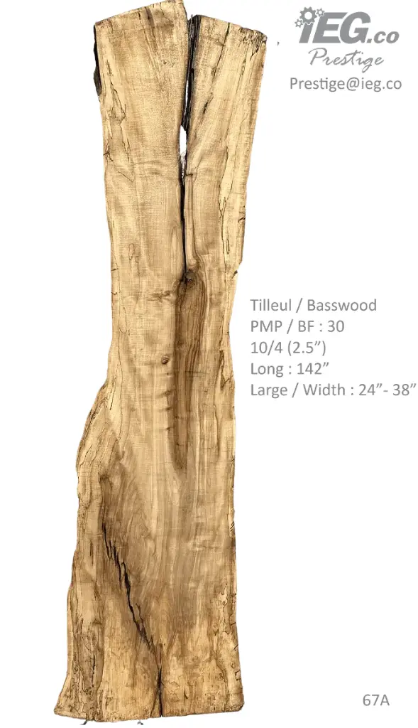 [PRES-67] Slab Live Edge type wood PRES-67