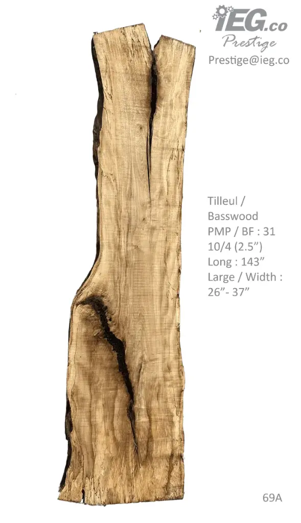 [PRES-69] Slab Live Edge type wood PRES-69