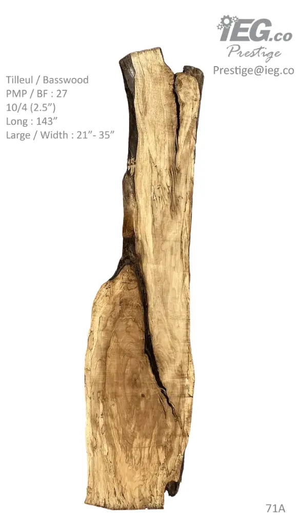 [PRES-71] Slab Live Edge type wood PRES-71
